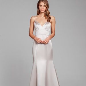 Hayley Paige Occassions Ivory Champagne Dress